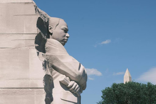 Martin Luther King Jr. Memorial stone statue in Washington, D.C.